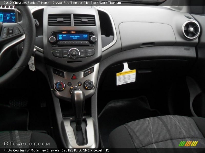 Crystal Red Tintcoat / Jet Black/Dark Titanium 2012 Chevrolet Sonic LT Hatch