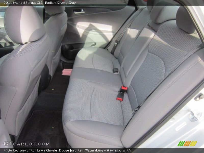 Radiant Silver / Gray 2011 Hyundai Sonata GLS