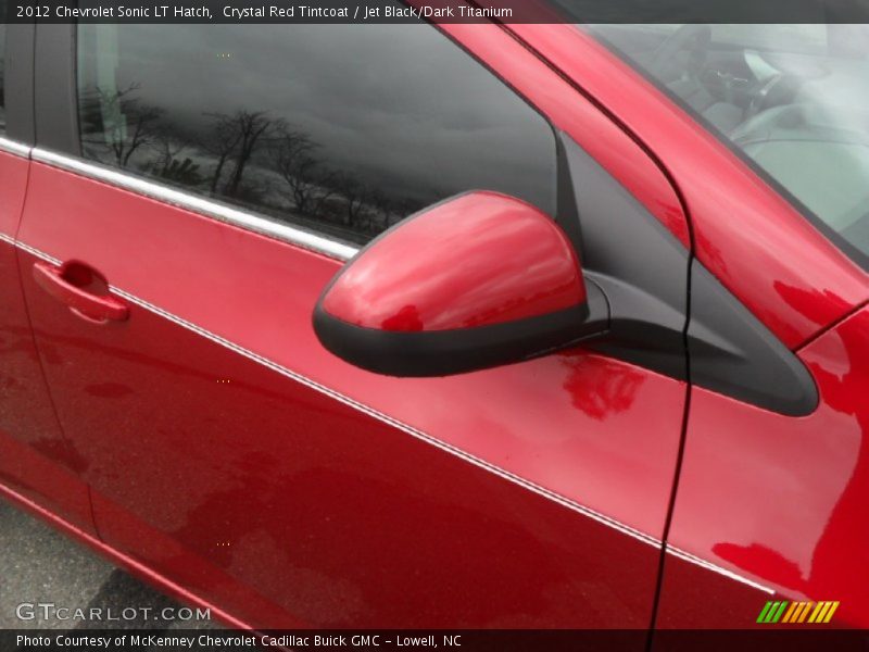 Crystal Red Tintcoat / Jet Black/Dark Titanium 2012 Chevrolet Sonic LT Hatch