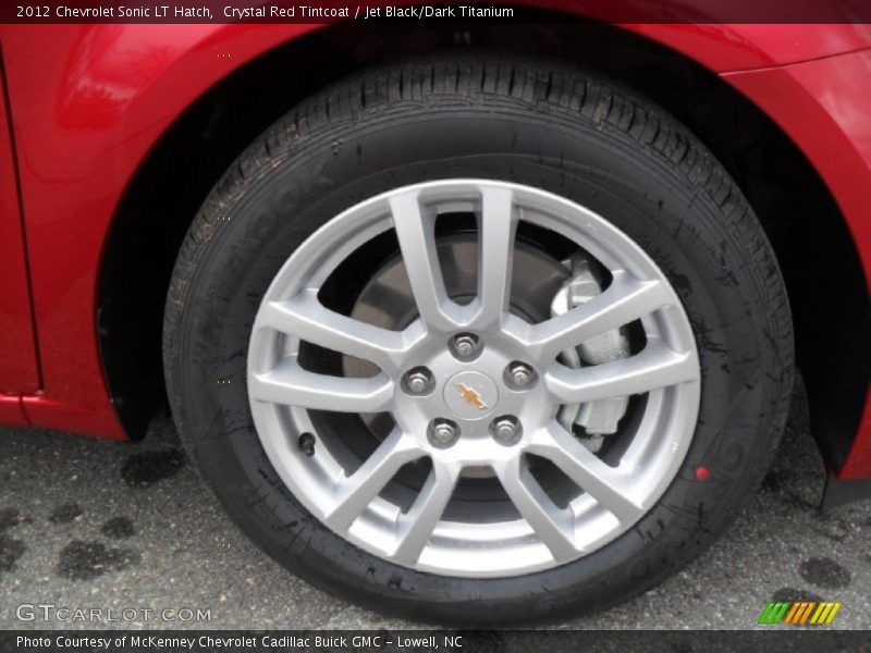 Crystal Red Tintcoat / Jet Black/Dark Titanium 2012 Chevrolet Sonic LT Hatch