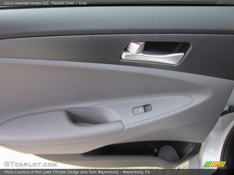 Radiant Silver / Gray 2011 Hyundai Sonata GLS