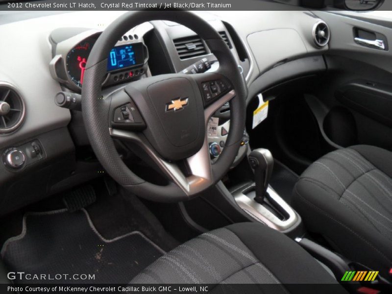 Crystal Red Tintcoat / Jet Black/Dark Titanium 2012 Chevrolet Sonic LT Hatch