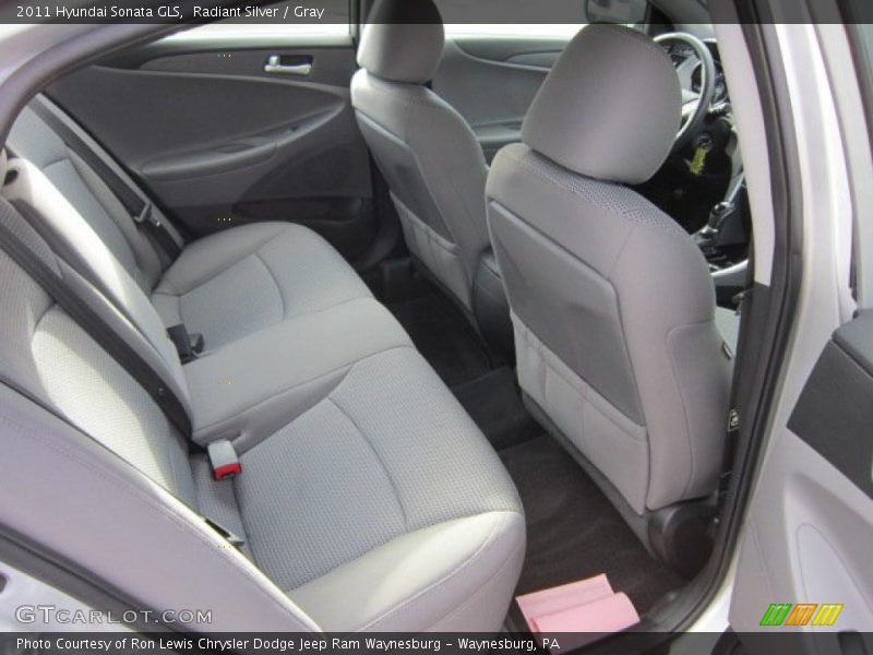 Radiant Silver / Gray 2011 Hyundai Sonata GLS