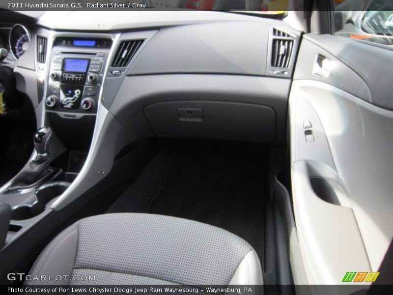 Radiant Silver / Gray 2011 Hyundai Sonata GLS