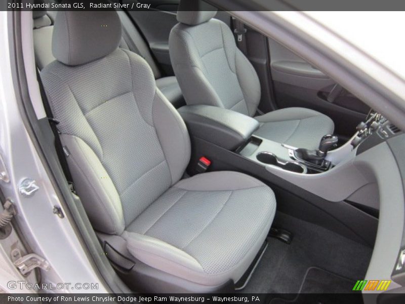 Radiant Silver / Gray 2011 Hyundai Sonata GLS