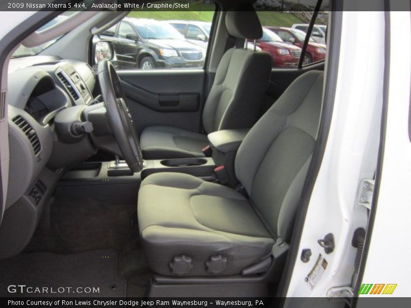 Avalanche White / Graphite/Steel 2009 Nissan Xterra S 4x4