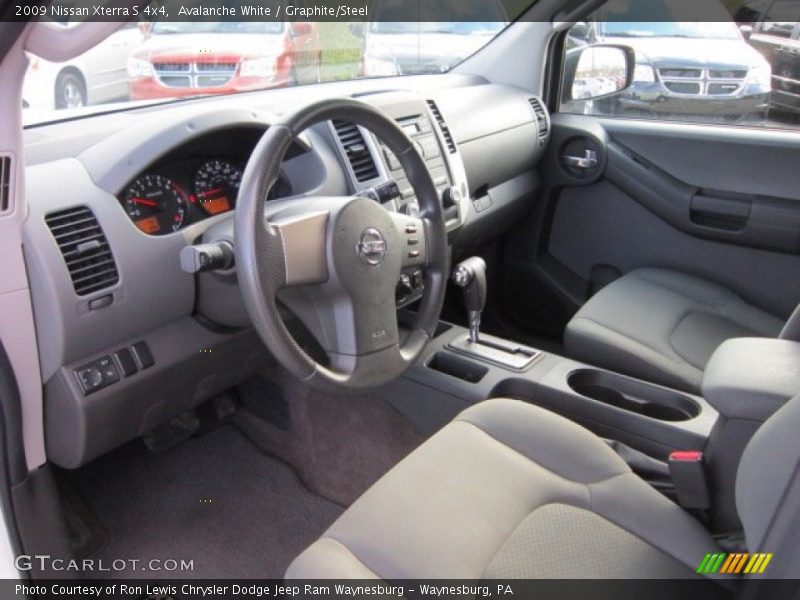 Avalanche White / Graphite/Steel 2009 Nissan Xterra S 4x4