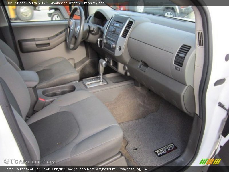 Avalanche White / Graphite/Steel 2009 Nissan Xterra S 4x4
