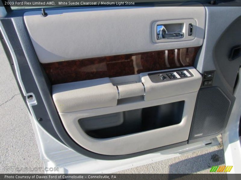 White Suede Clearcoat / Medium Light Stone 2009 Ford Flex Limited AWD