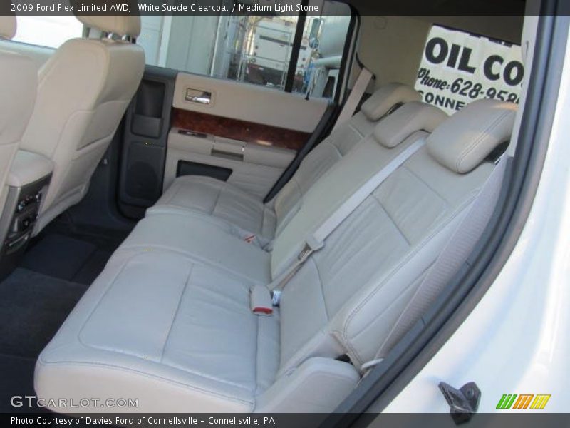 White Suede Clearcoat / Medium Light Stone 2009 Ford Flex Limited AWD