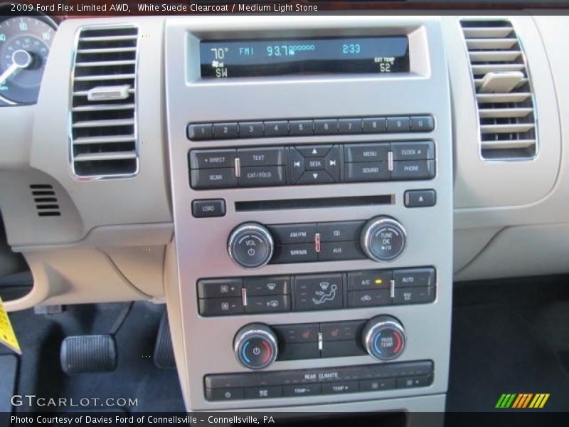 White Suede Clearcoat / Medium Light Stone 2009 Ford Flex Limited AWD