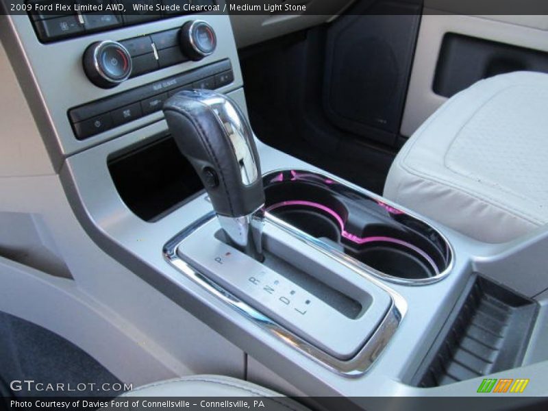 White Suede Clearcoat / Medium Light Stone 2009 Ford Flex Limited AWD