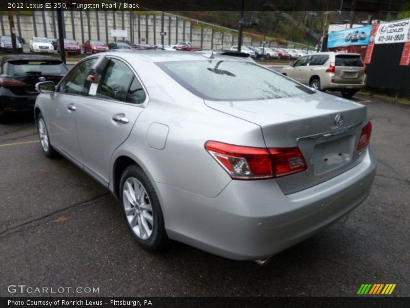 Tungsten Pearl / Black 2012 Lexus ES 350