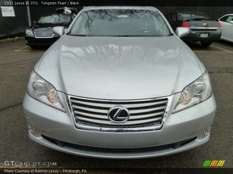 Tungsten Pearl / Black 2012 Lexus ES 350