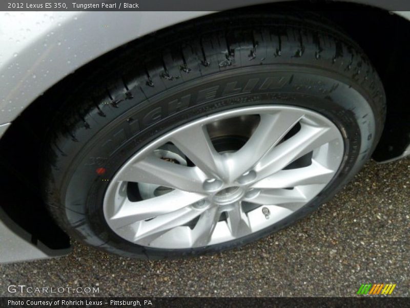 Tungsten Pearl / Black 2012 Lexus ES 350
