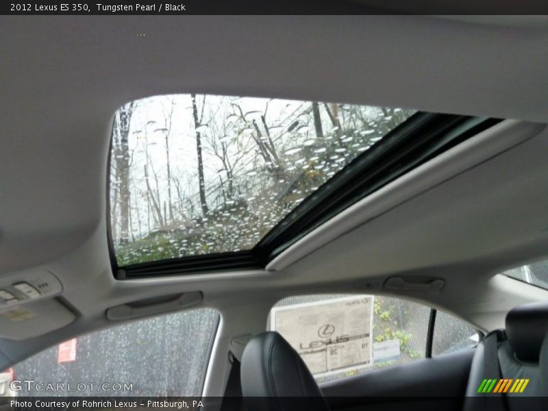Tungsten Pearl / Black 2012 Lexus ES 350