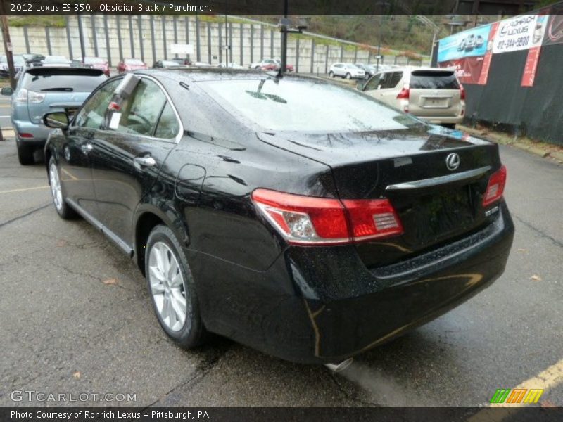 Obsidian Black / Parchment 2012 Lexus ES 350