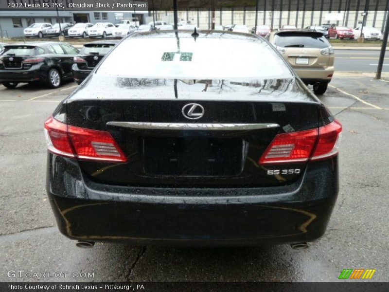 Obsidian Black / Parchment 2012 Lexus ES 350