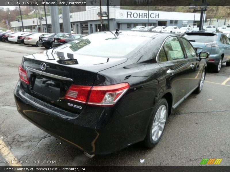 Obsidian Black / Parchment 2012 Lexus ES 350