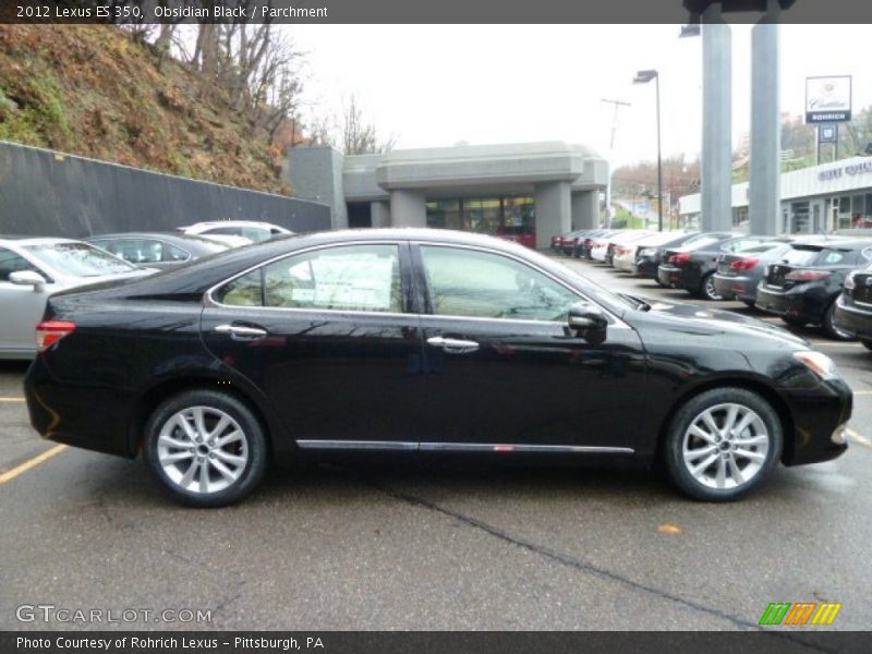 Obsidian Black / Parchment 2012 Lexus ES 350