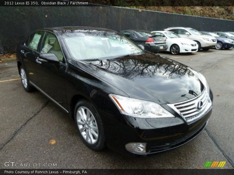 Obsidian Black / Parchment 2012 Lexus ES 350