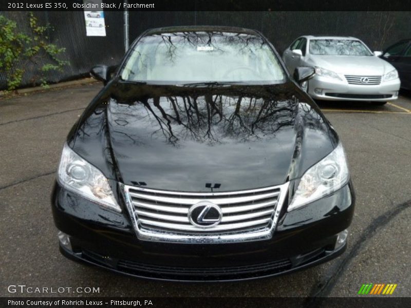 Obsidian Black / Parchment 2012 Lexus ES 350