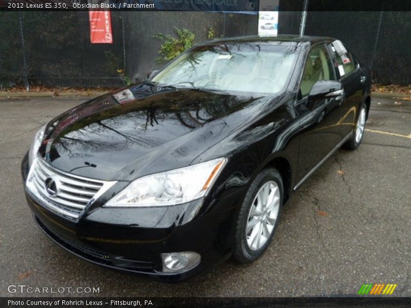 Obsidian Black / Parchment 2012 Lexus ES 350