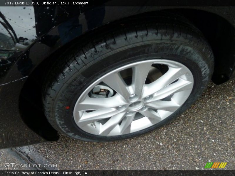 Obsidian Black / Parchment 2012 Lexus ES 350