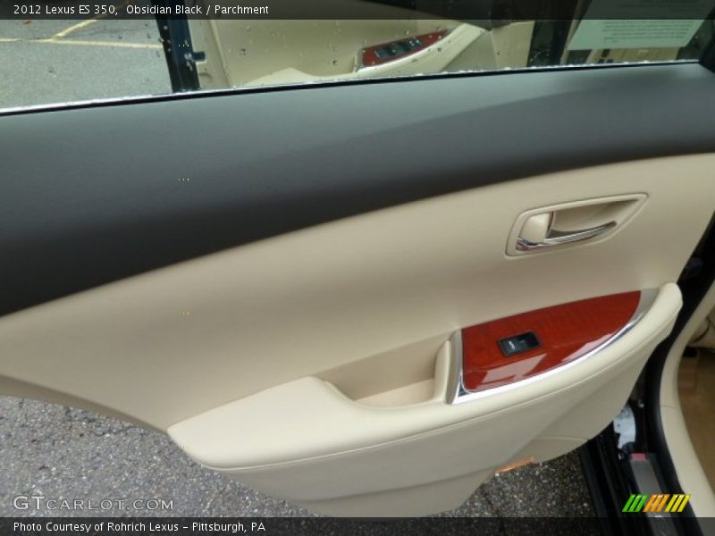 Obsidian Black / Parchment 2012 Lexus ES 350