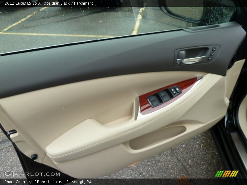 Obsidian Black / Parchment 2012 Lexus ES 350