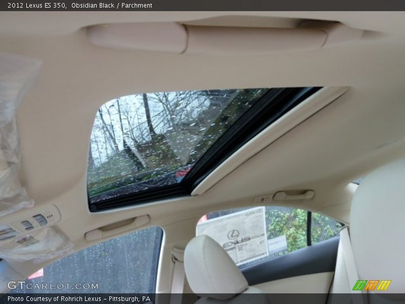 Obsidian Black / Parchment 2012 Lexus ES 350