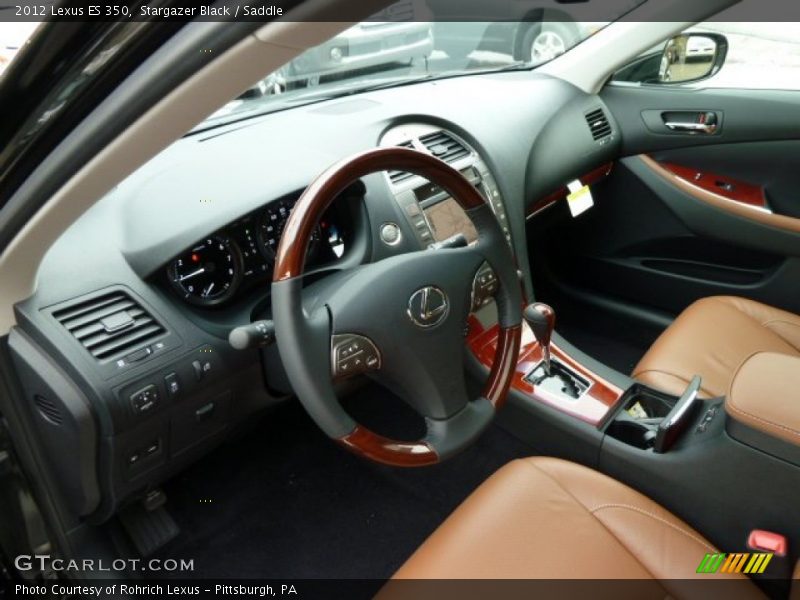 Stargazer Black / Saddle 2012 Lexus ES 350