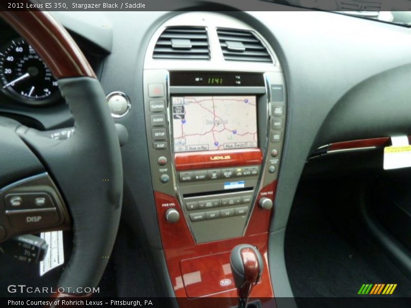 Stargazer Black / Saddle 2012 Lexus ES 350