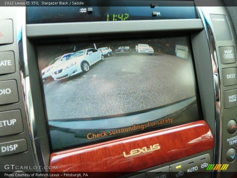 Stargazer Black / Saddle 2012 Lexus ES 350