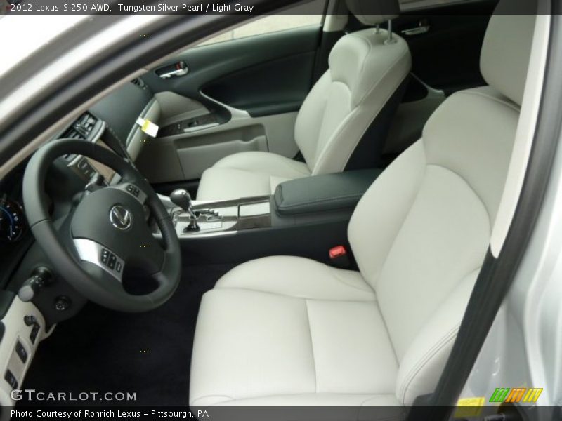  2012 IS 250 AWD Light Gray Interior