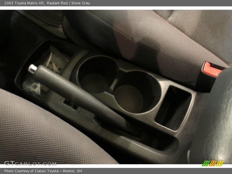 Radiant Red / Stone Gray 2003 Toyota Matrix XR