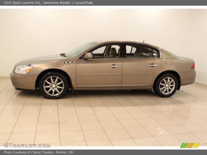 Sandstone Metallic / Cocoa/Shale 2007 Buick Lucerne CXL