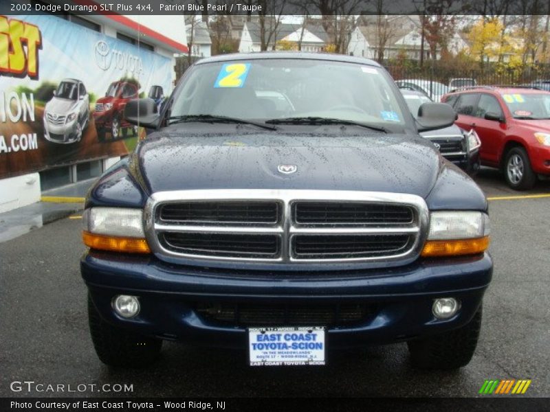 Patriot Blue Pearl / Taupe 2002 Dodge Durango SLT Plus 4x4