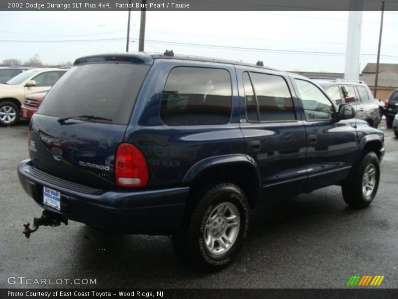 Patriot Blue Pearl / Taupe 2002 Dodge Durango SLT Plus 4x4