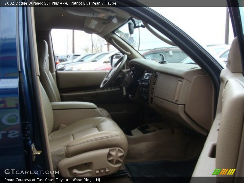 Patriot Blue Pearl / Taupe 2002 Dodge Durango SLT Plus 4x4