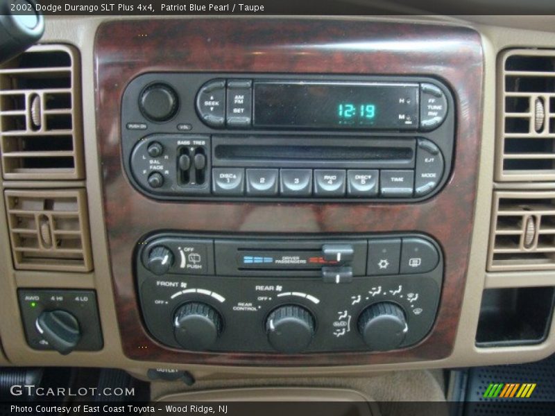 Patriot Blue Pearl / Taupe 2002 Dodge Durango SLT Plus 4x4