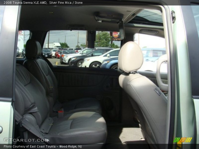 Silver Pine Mica / Stone 2008 Toyota Sienna XLE AWD