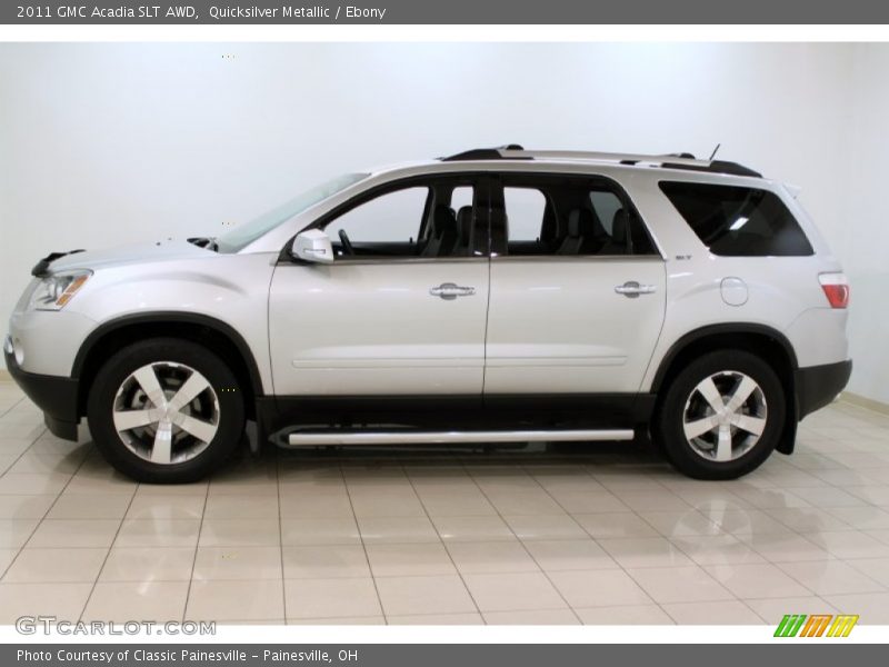 Quicksilver Metallic / Ebony 2011 GMC Acadia SLT AWD