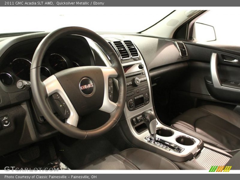 Quicksilver Metallic / Ebony 2011 GMC Acadia SLT AWD