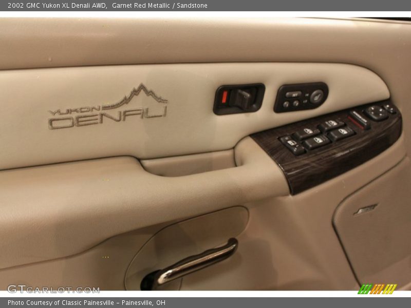 Garnet Red Metallic / Sandstone 2002 GMC Yukon XL Denali AWD
