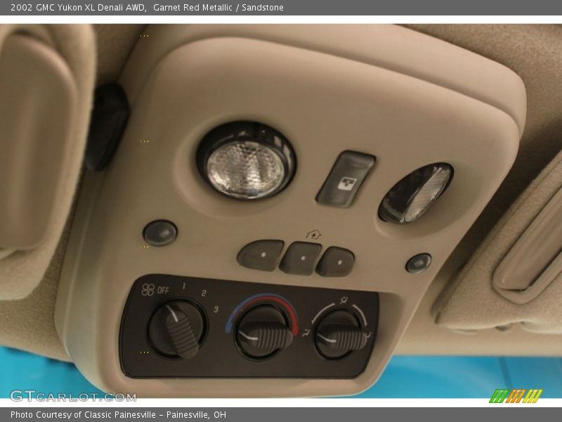Garnet Red Metallic / Sandstone 2002 GMC Yukon XL Denali AWD