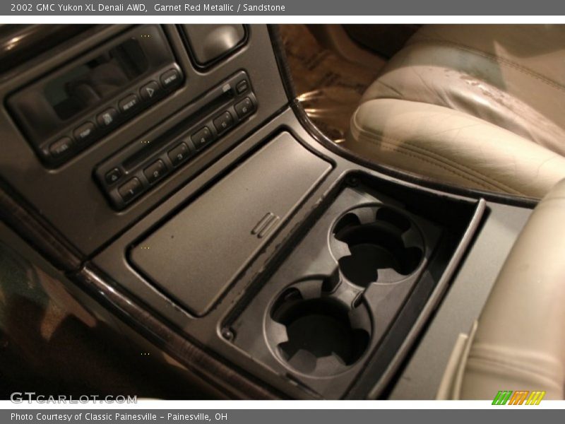 Garnet Red Metallic / Sandstone 2002 GMC Yukon XL Denali AWD