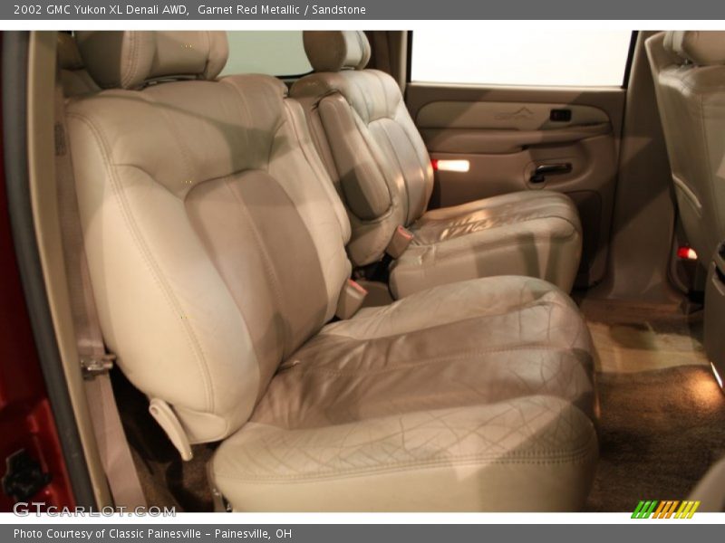 Garnet Red Metallic / Sandstone 2002 GMC Yukon XL Denali AWD