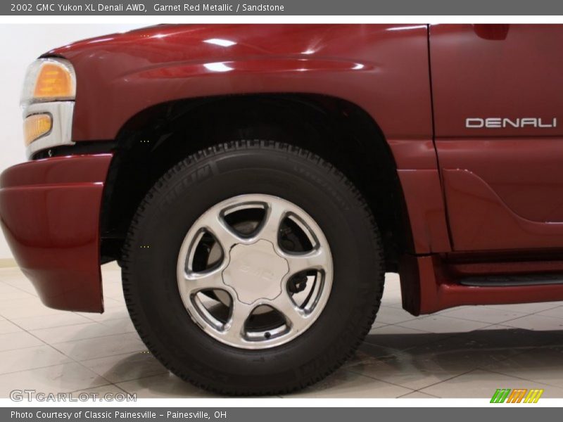 Garnet Red Metallic / Sandstone 2002 GMC Yukon XL Denali AWD