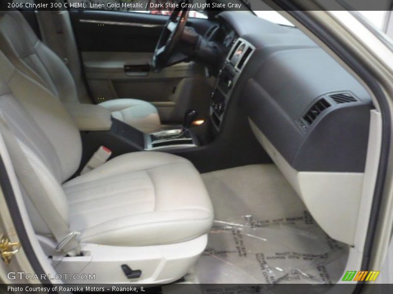 Linen Gold Metallic / Dark Slate Gray/Light Slate Gray 2006 Chrysler 300 C HEMI